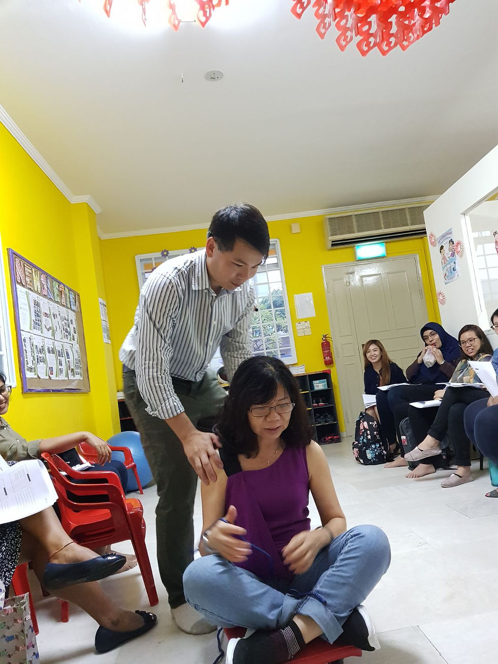 Workshop with teachers at My Kidz Cottage