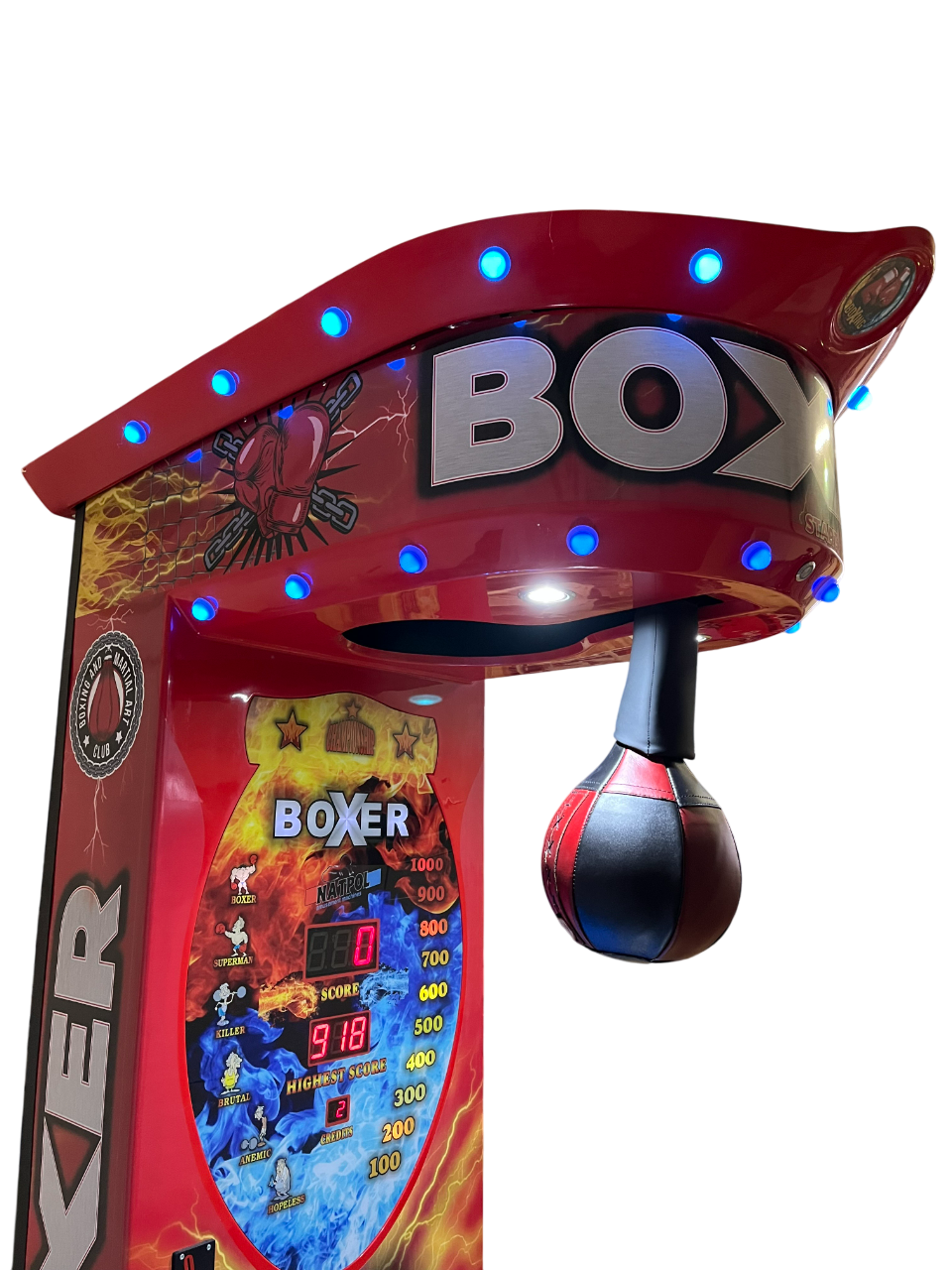 Miniature : Machine coup de poing Street-fighter option LED