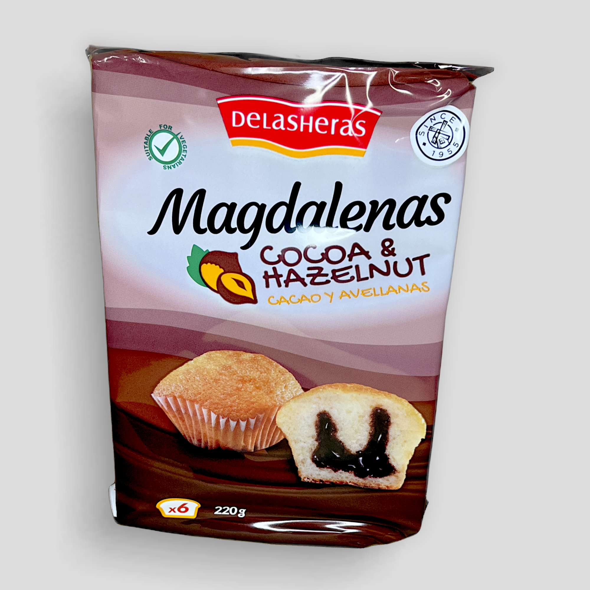 6 Magdalenas Choc Filled RRP £1.59 POR 43%