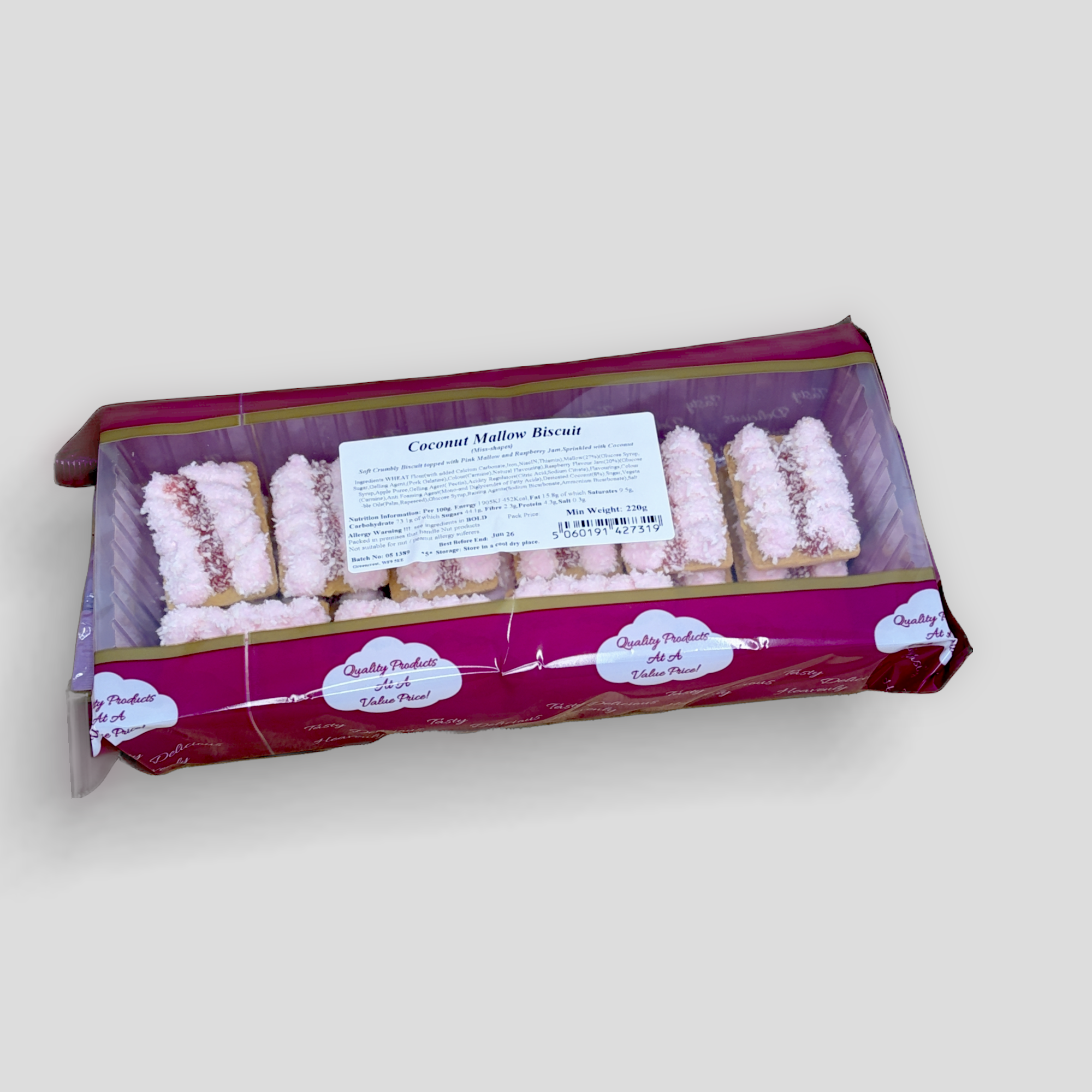 Purple Trays Mallows RRP £1.79 POR