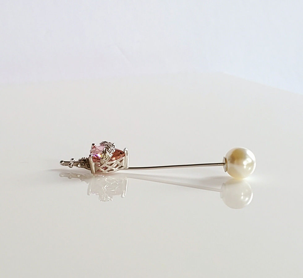 Miniatura: Inmaculado Corazón pin | alfiler de novia | virgen María | boda | regalos de dama de honor