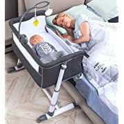 Bassinet for Baby Bedside with Built in Wheels ($360)
