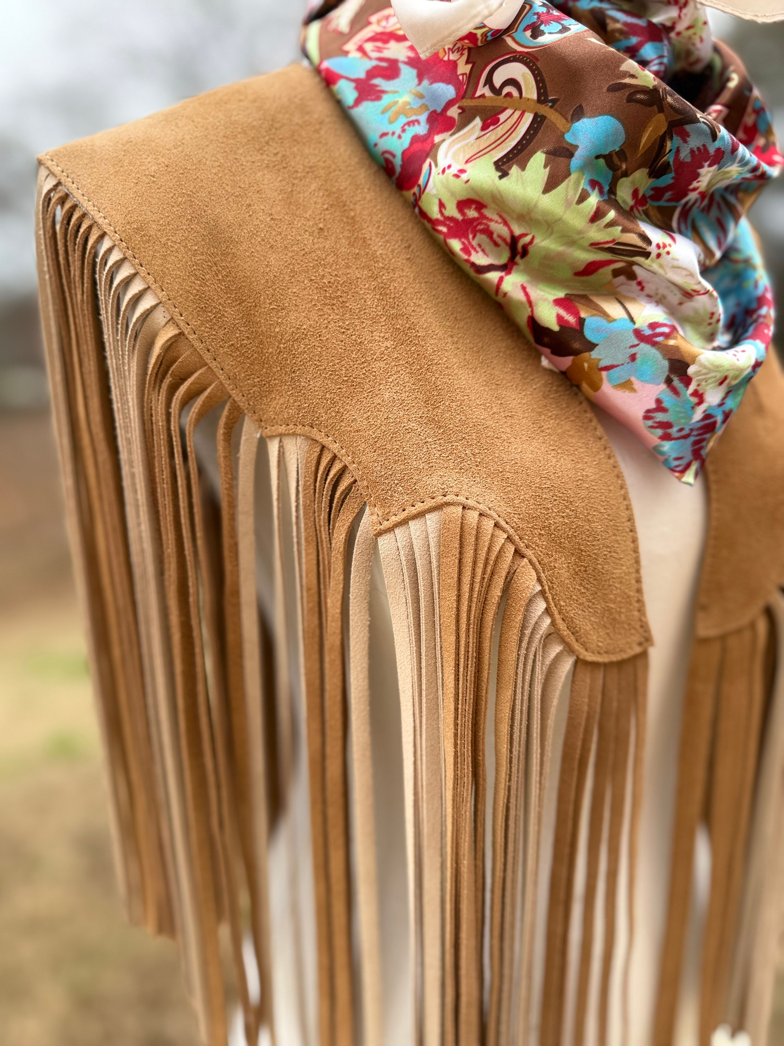 Kate Cape in Double Suede