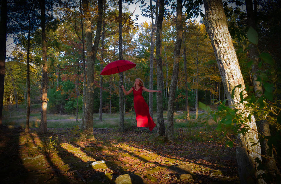 Lady In Red Flies 3