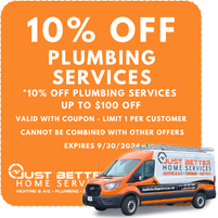 Just Better Coupon: 10% Off Plumbing Repairs