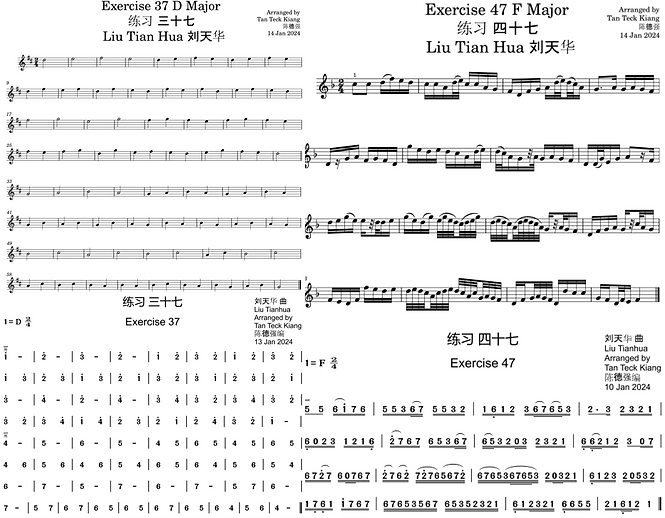Liu Tian Hua 47 Exercises Score Pictures (Compressed).png