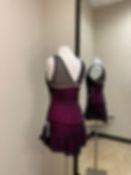 Thumbnail: Adult Medium - Black/Fuschia Beaded Dress!