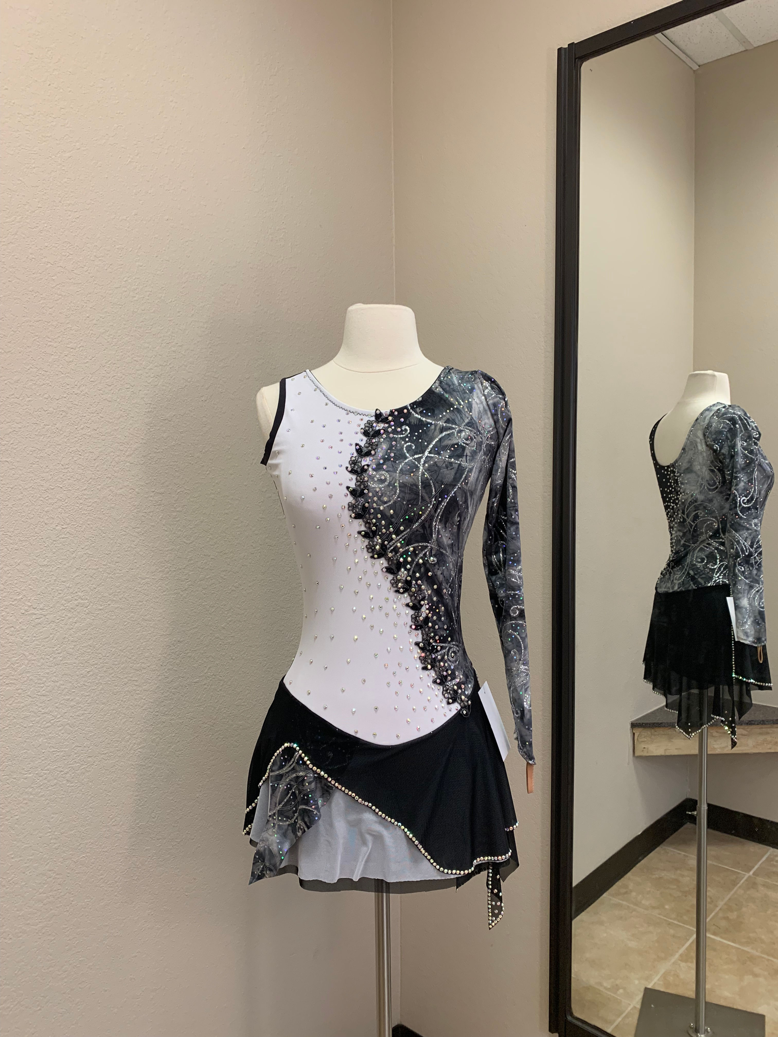 Adult Small - Black and White Dress!