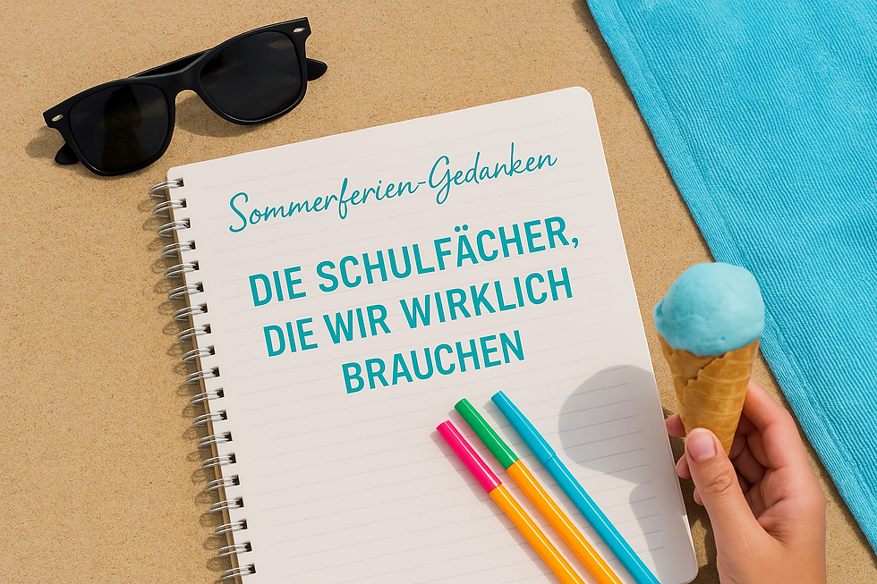 Sommerferien-Gedanken: Welche Fächer das Leben wirklich lehrt