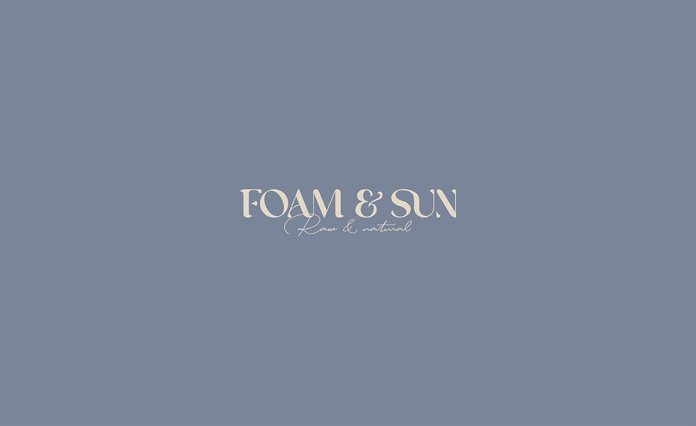 Foam & Sun logo design