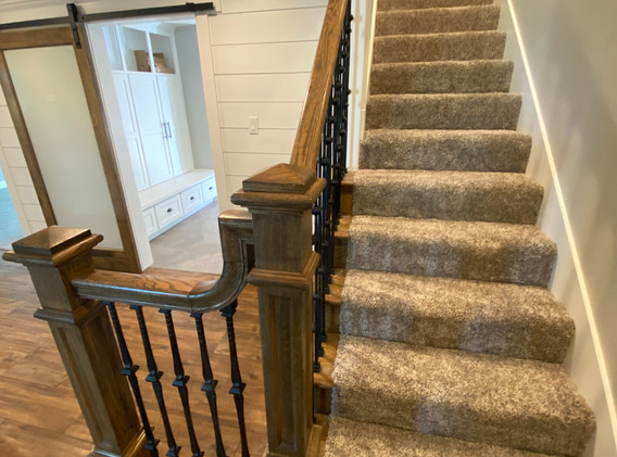 New Staircase Railing- Custom
