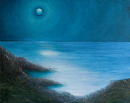 Mermaid Moon A3 print