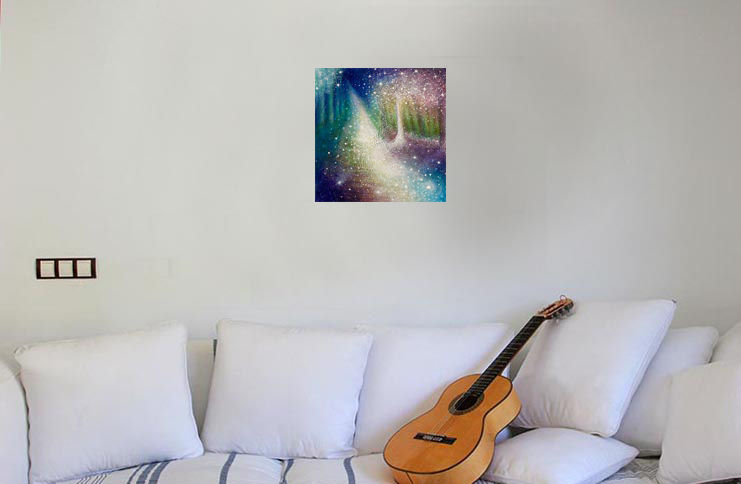 Thumbnail: Original painting A Place to connect with the Universe