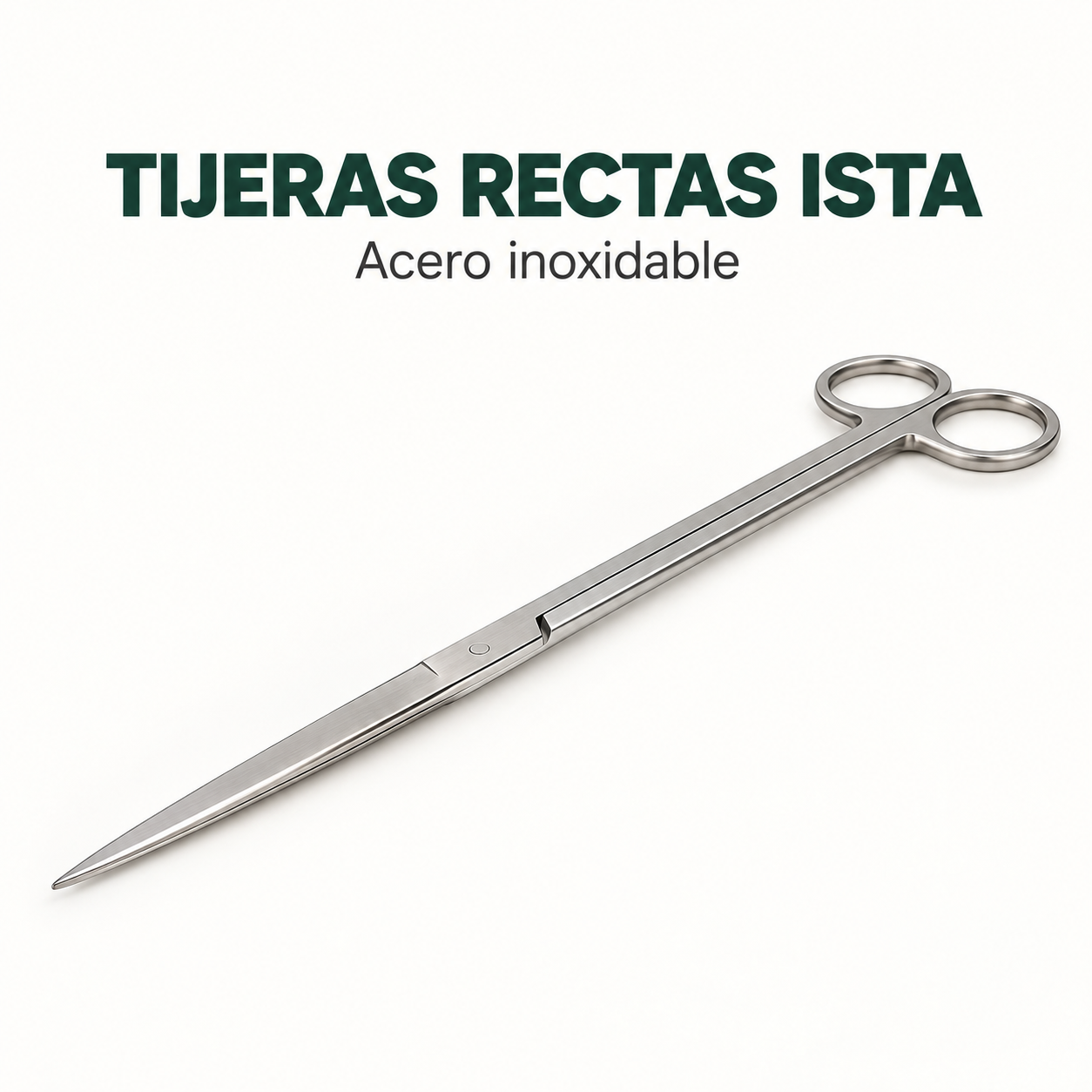 Tijeras de Acero Inoxidable ISTA Rectas – Precisión y Durabilidad para Acuarios