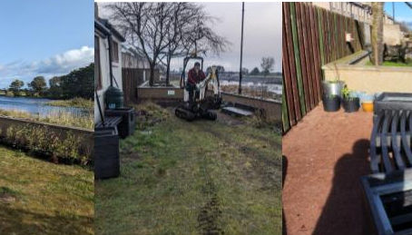 Changes in the garden space