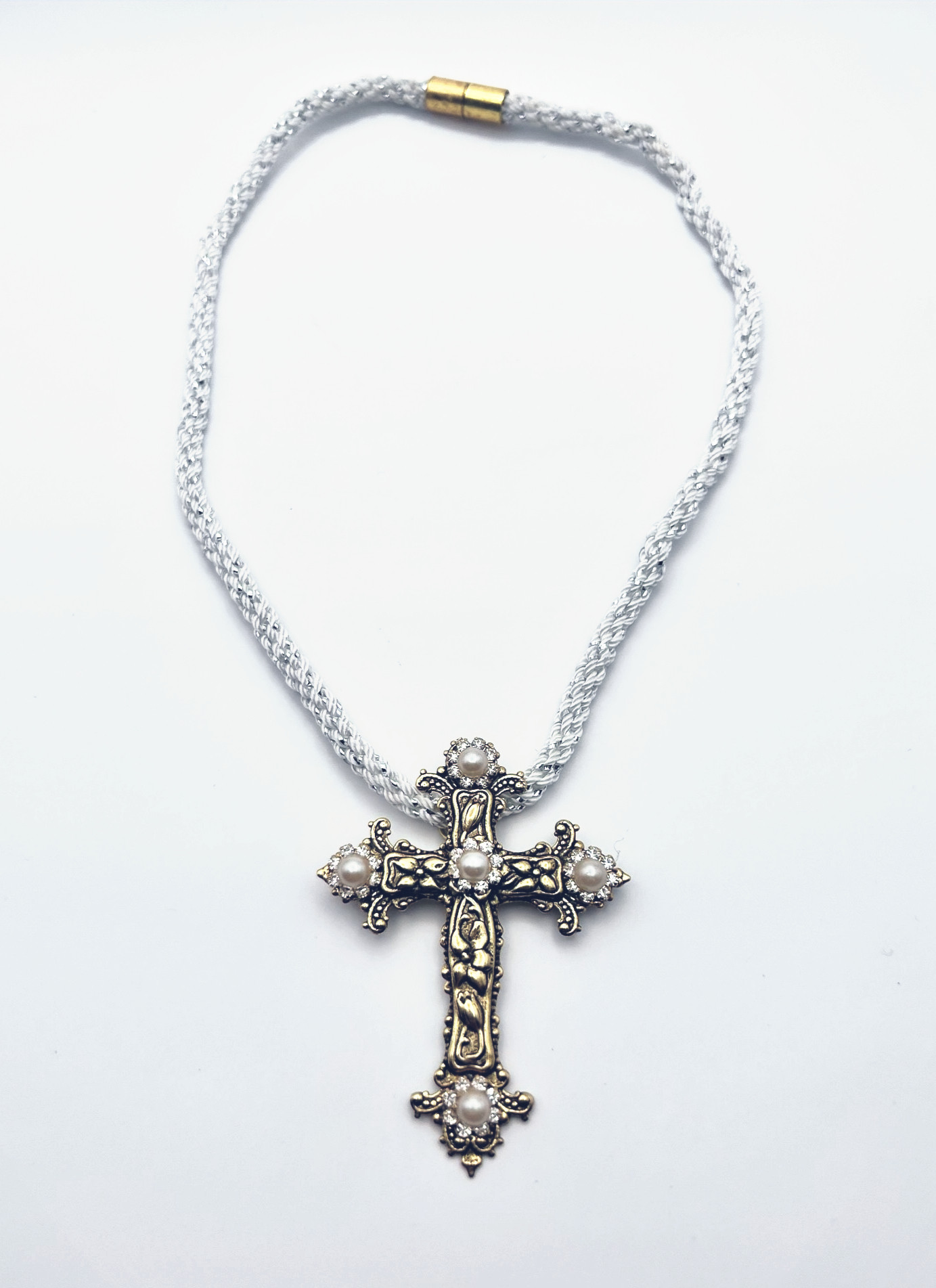 Gold Faceted Necklace