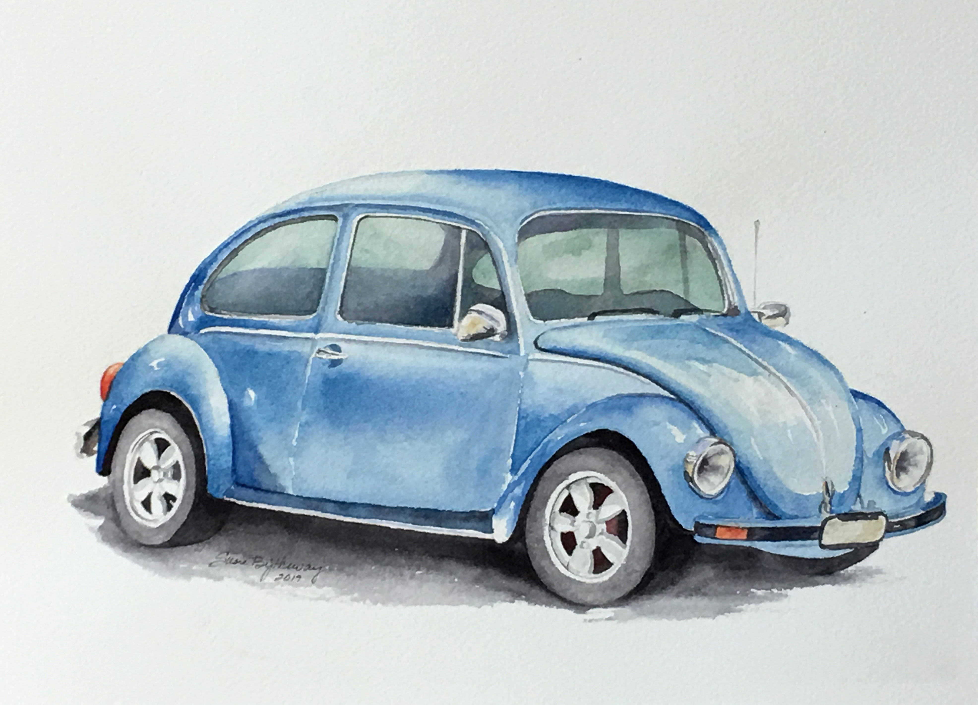 BLUE VOLKSWAGON