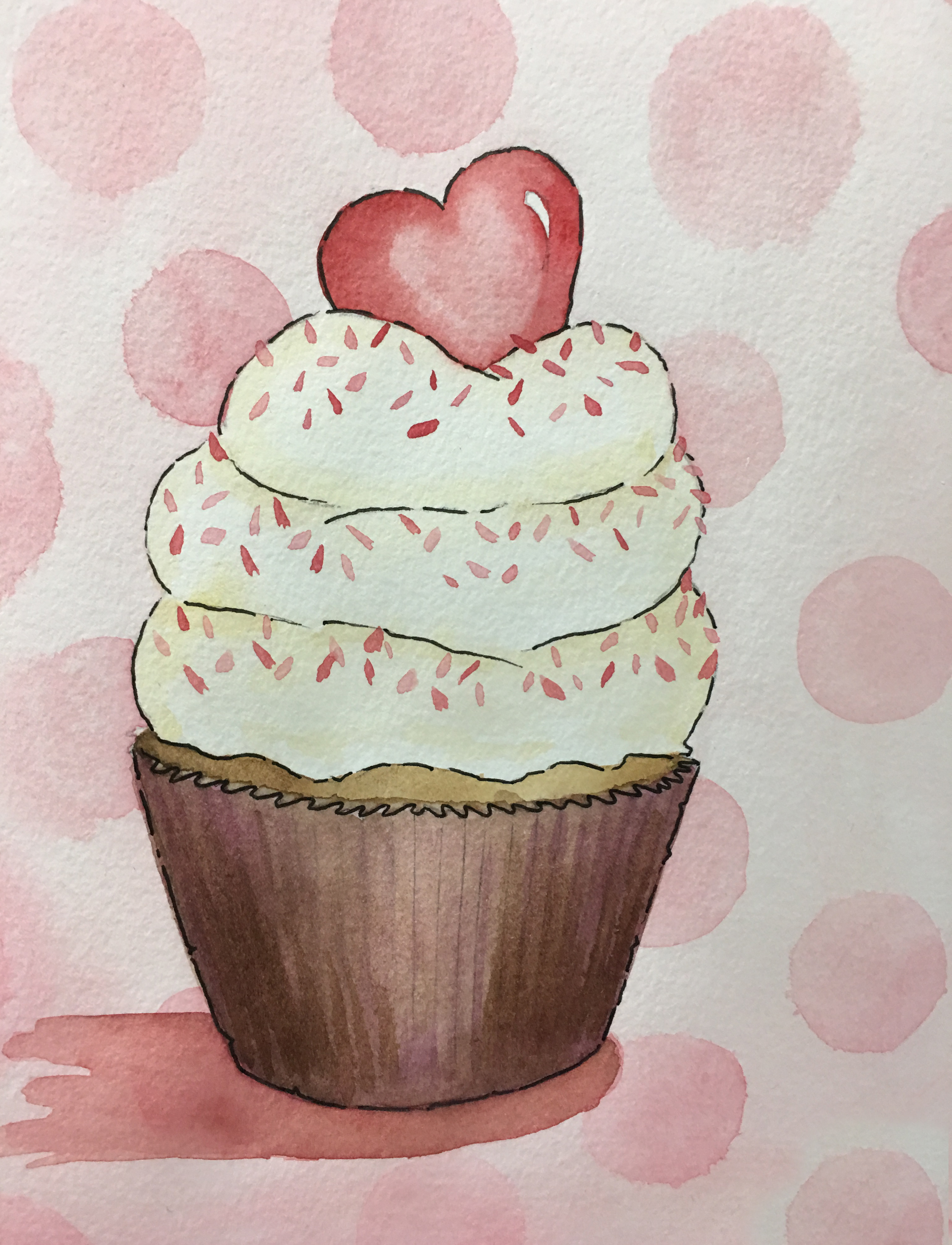 Whipped Cream Cupcake