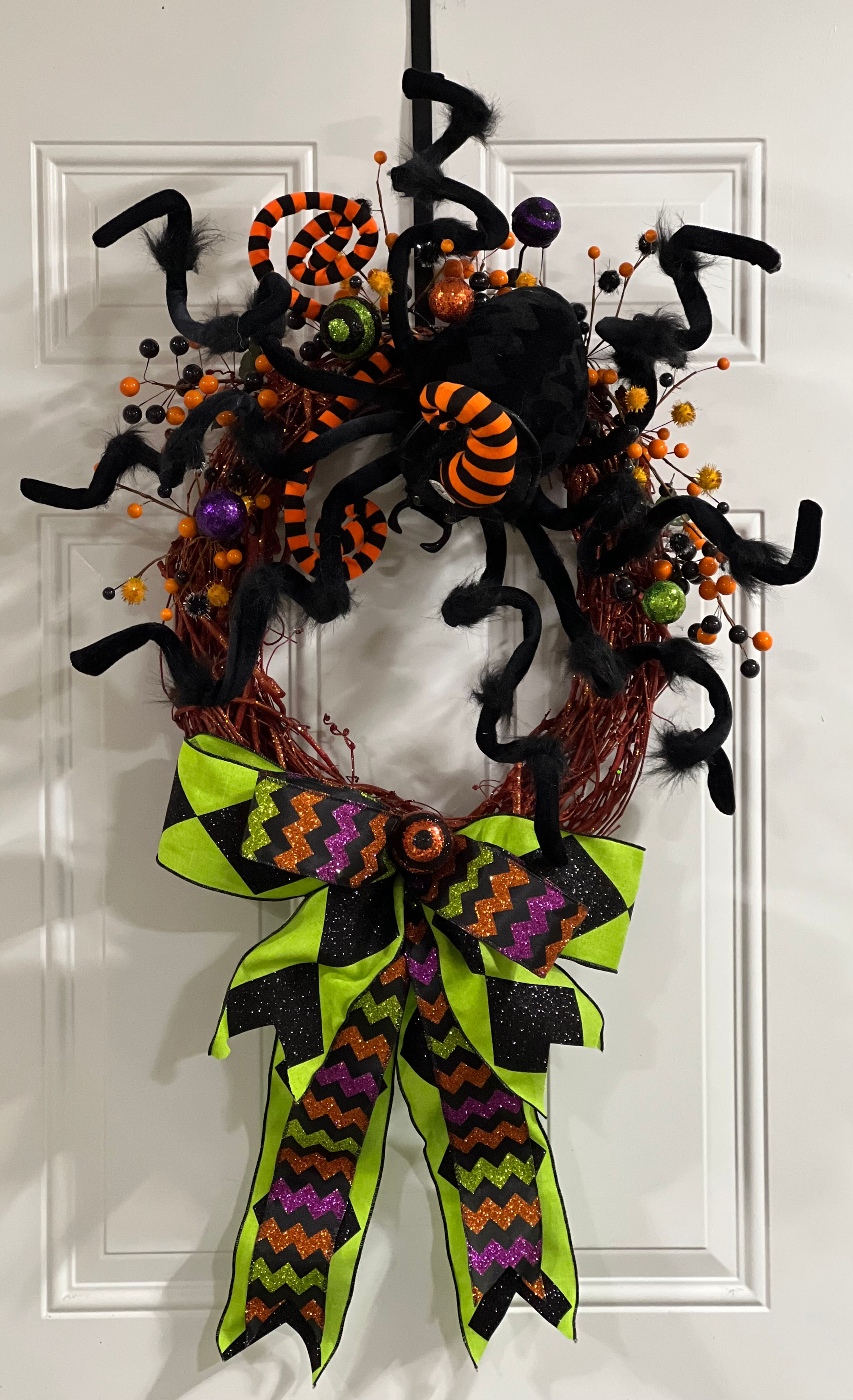 Spooky Spider Wreath