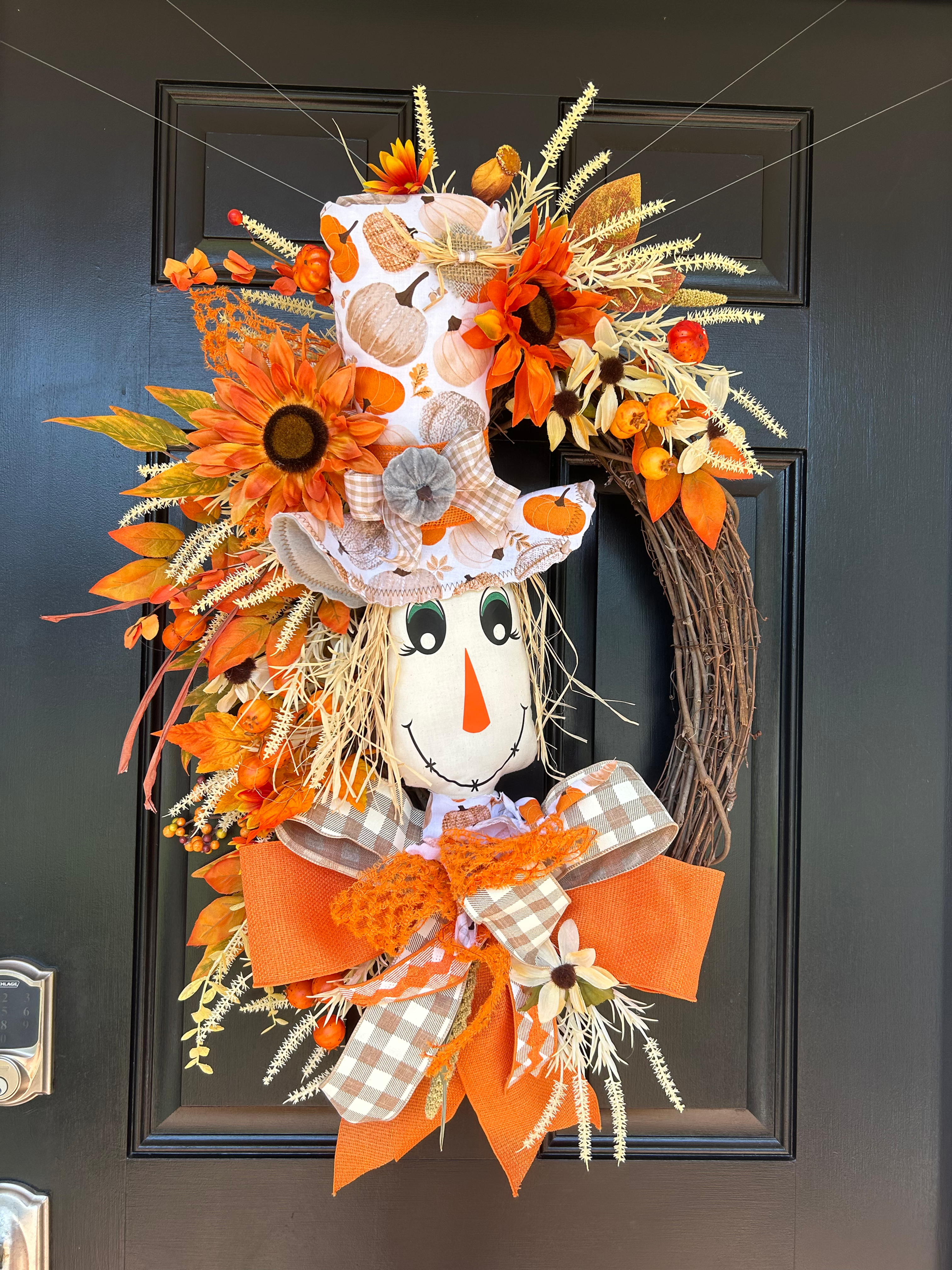 Fall Scarecrow Wreath