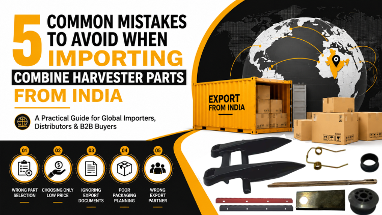 5 Common Mistakes to Avoid When Importing Combine Harvester Parts from India