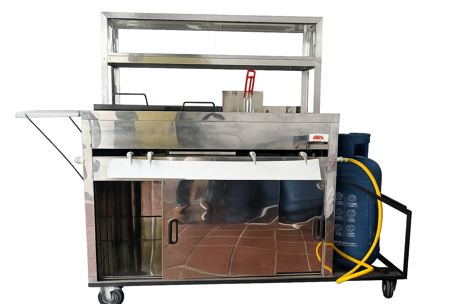 Carro de perros calientes, diseñado para alto rendimiento