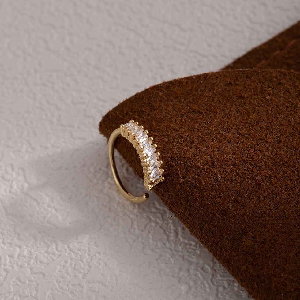 Thumbnail: Embellished nose ring 