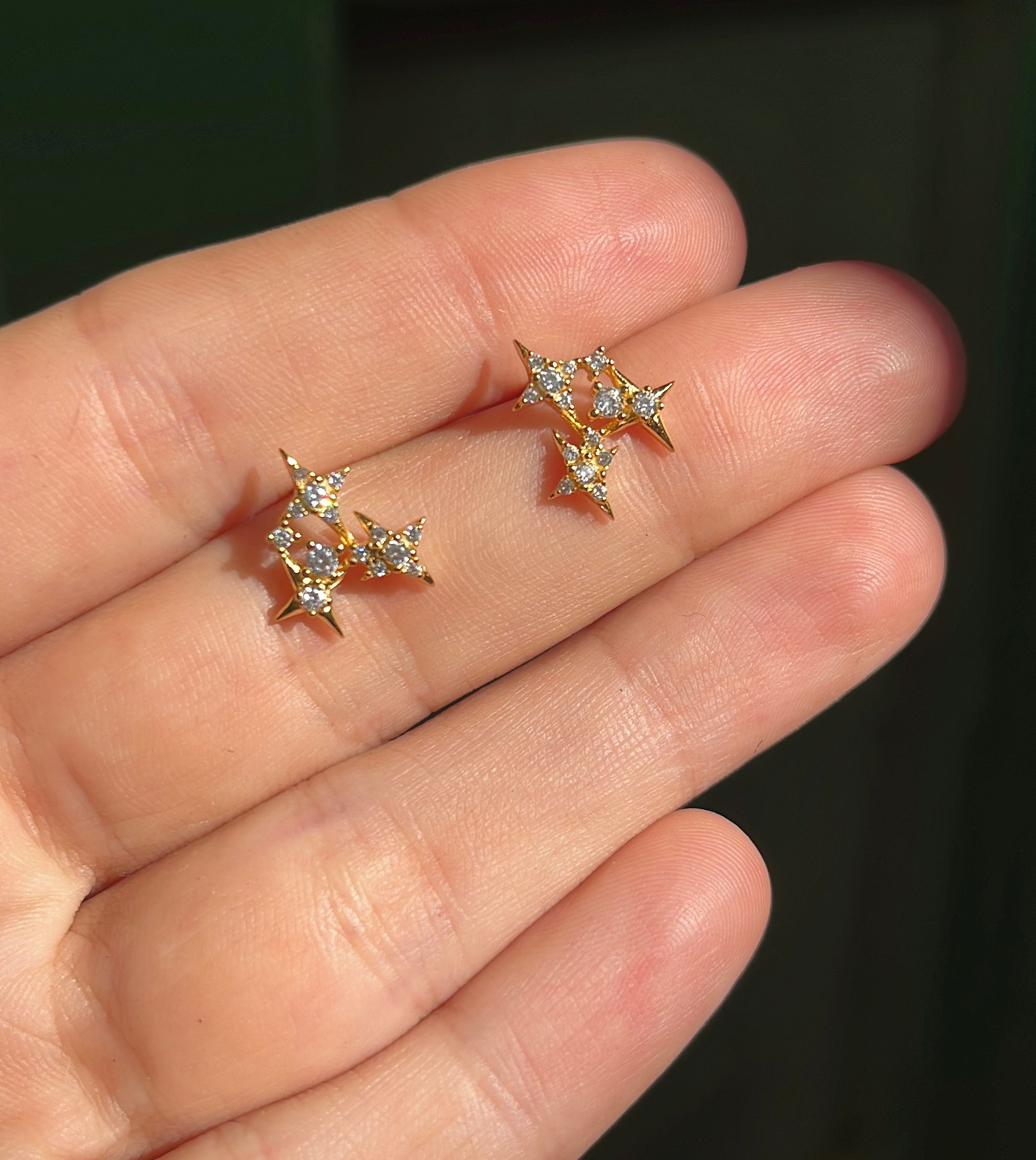 Galaxy Sterling Silver earrings(S925)