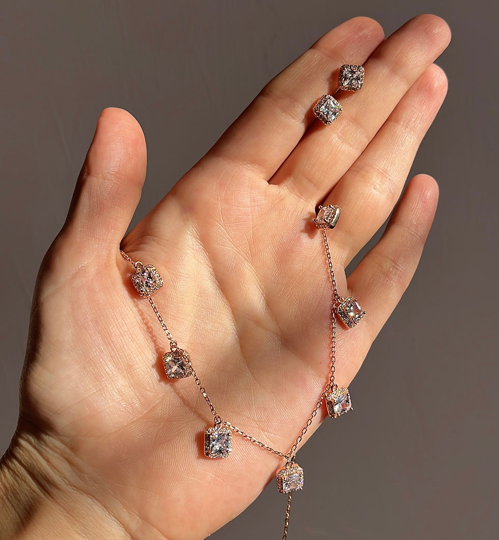 Thumbnail: Jasmine necklace and earrings 