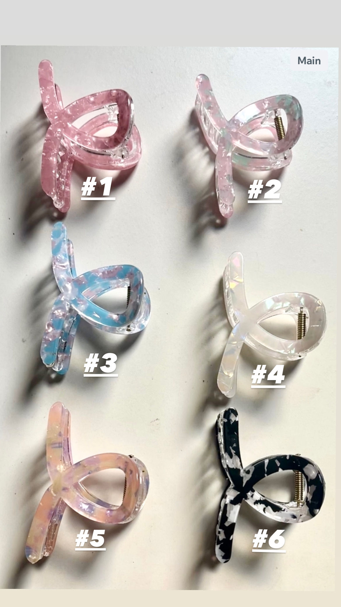 High quality Acetate clutchers