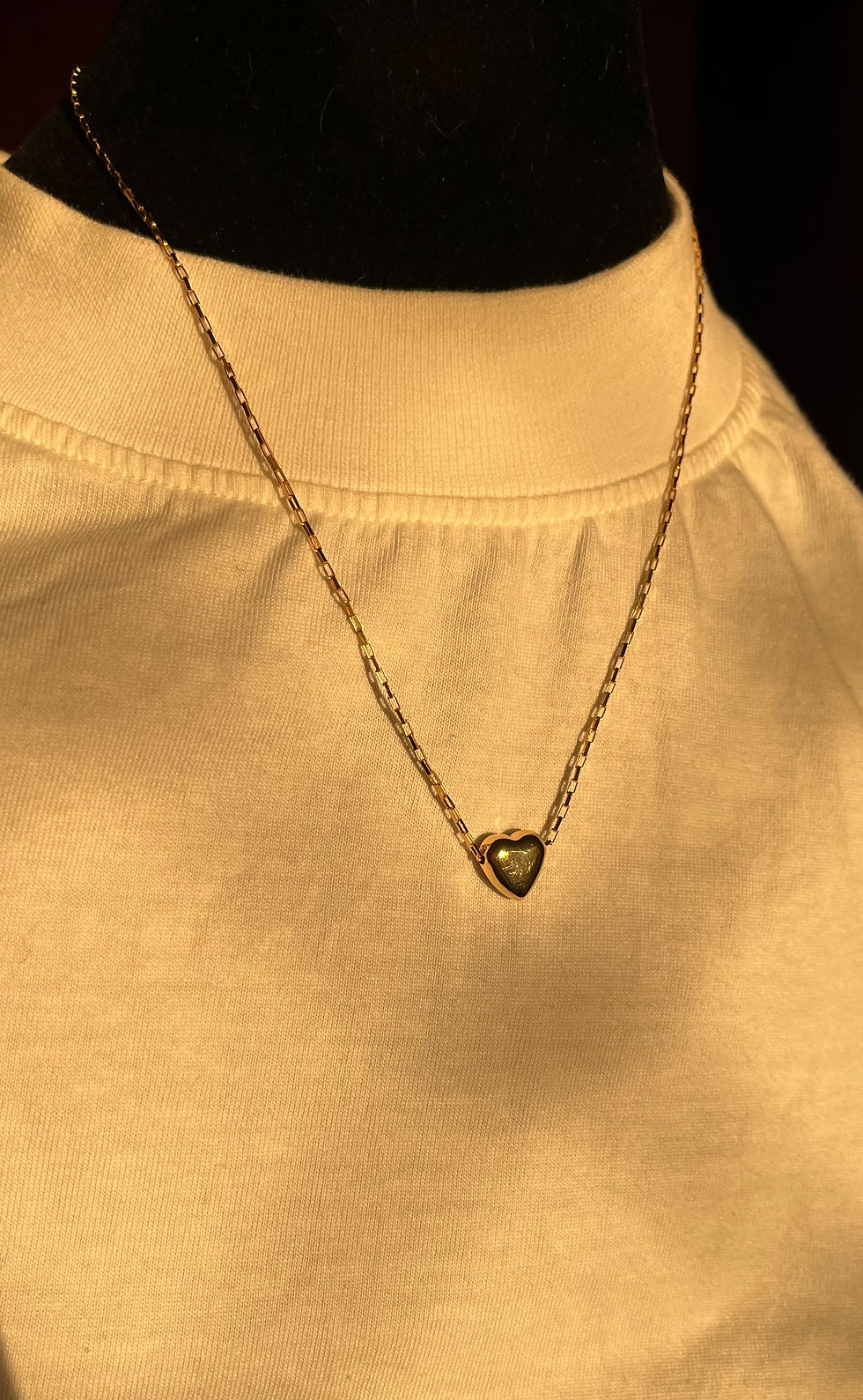 Thumbnail: Chic heart necklace (S925)