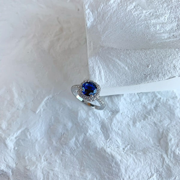 Thumbnail: Royalty cushion cut ring    