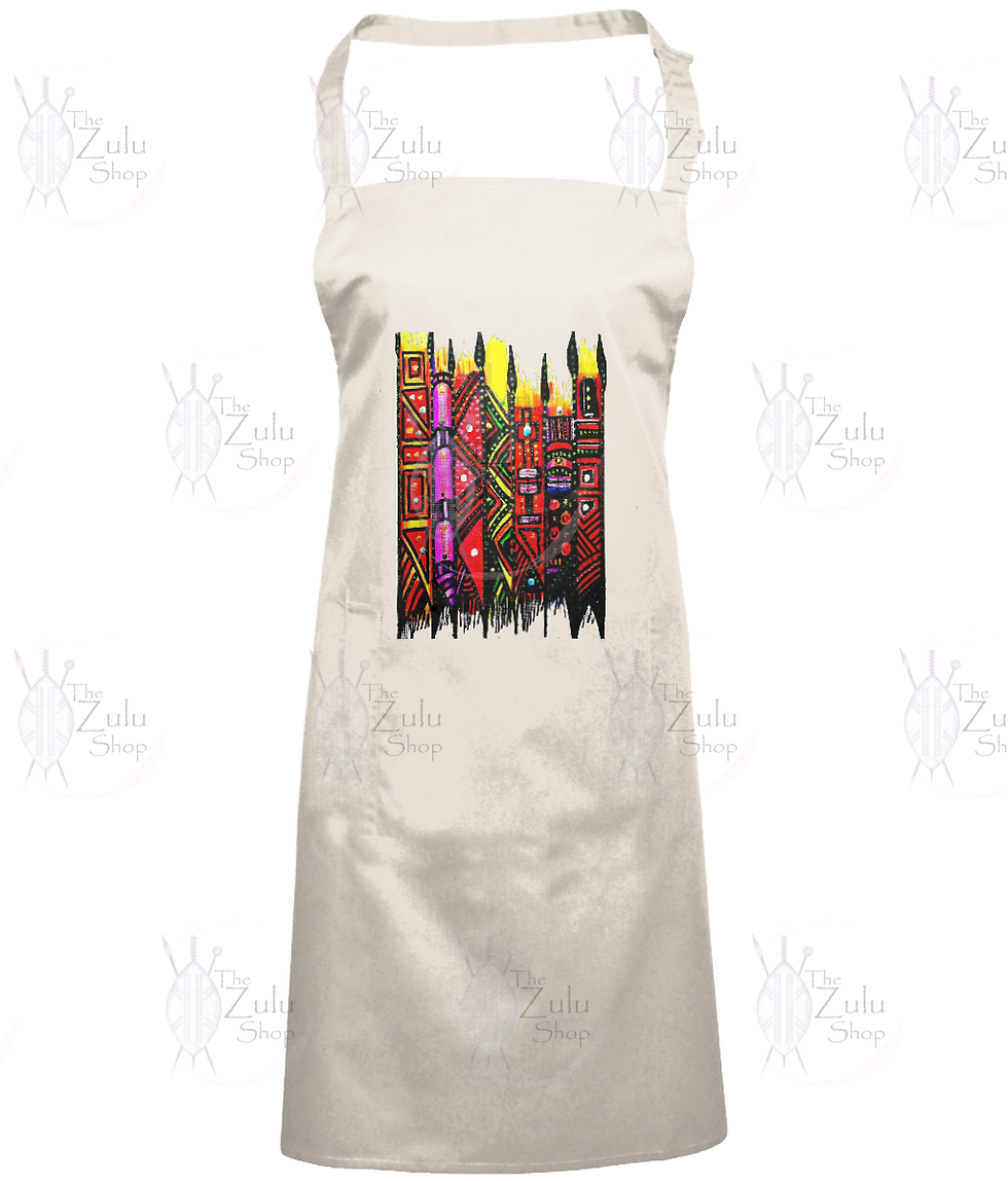Christel's Tribal Shield Apron