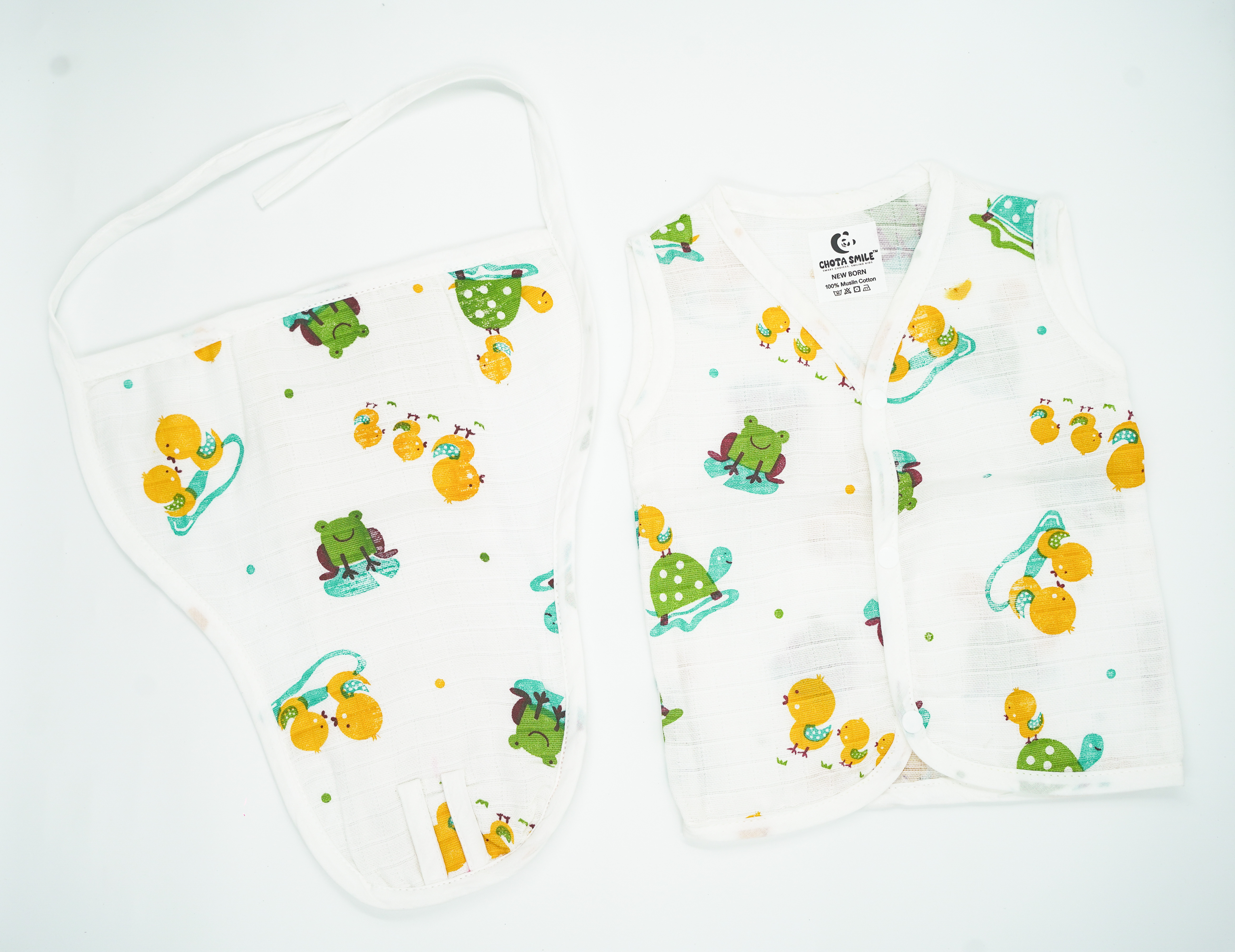 Muslin Jablas and Nappy - Tortoise