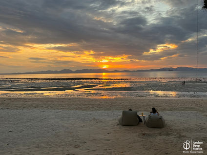 Khlong Muang, Krabi, Thailand -beach sunset