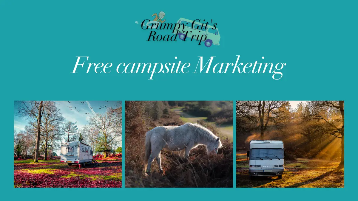 Free campsite Marketing. Van Life UK. Solo Van Life. Van Life Diaries. Campsite marketing. Campsite photography. Campsite websites. Websites for campsites.