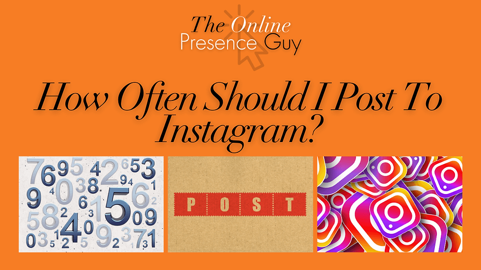 How often should I post to instagram. Social media. Social media manager. Business support. Business mentor. Business Trainer. When to post. Best time to post to Instagram. The Online Presence Guy