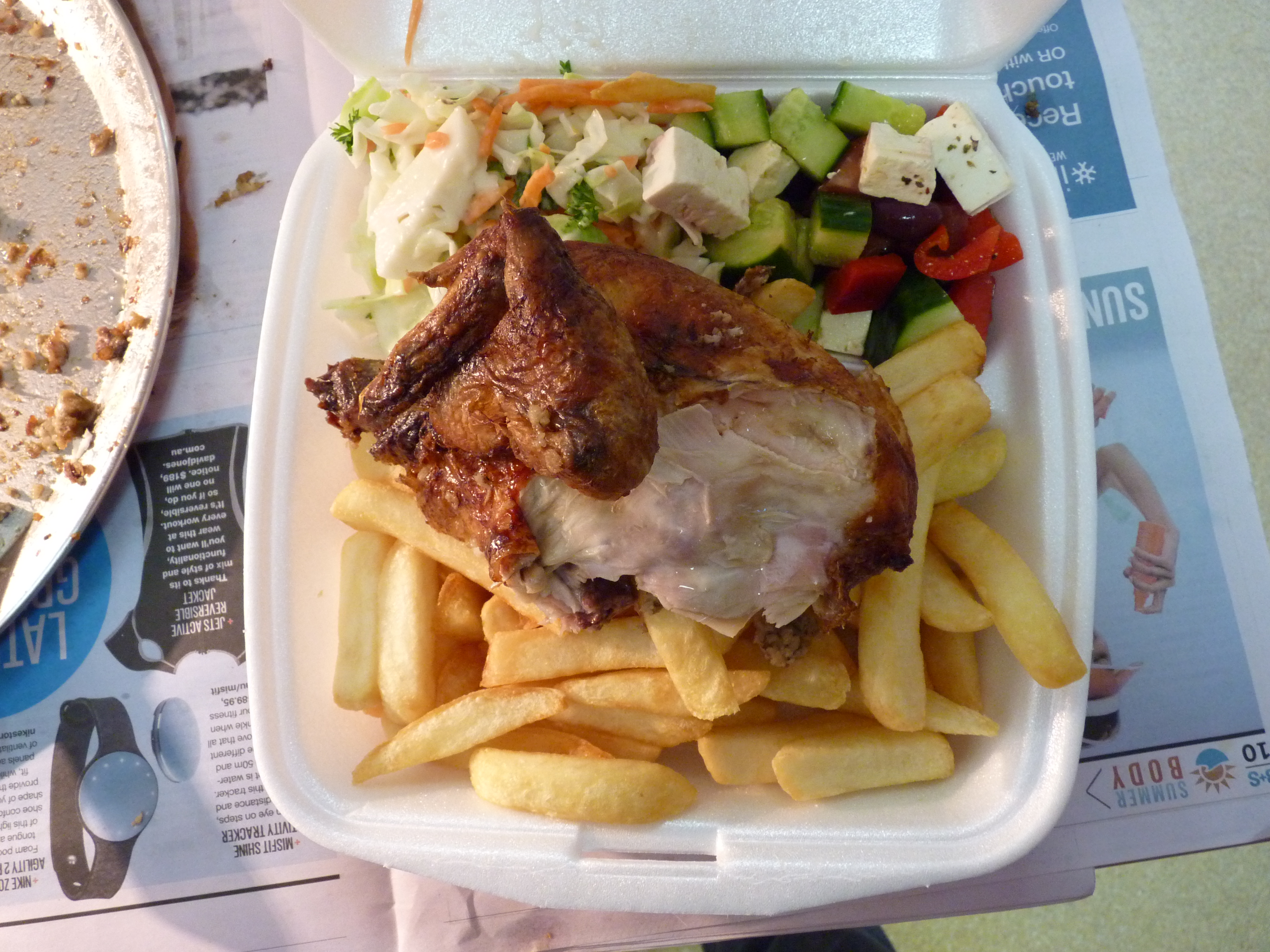 Arranged Food and Objects