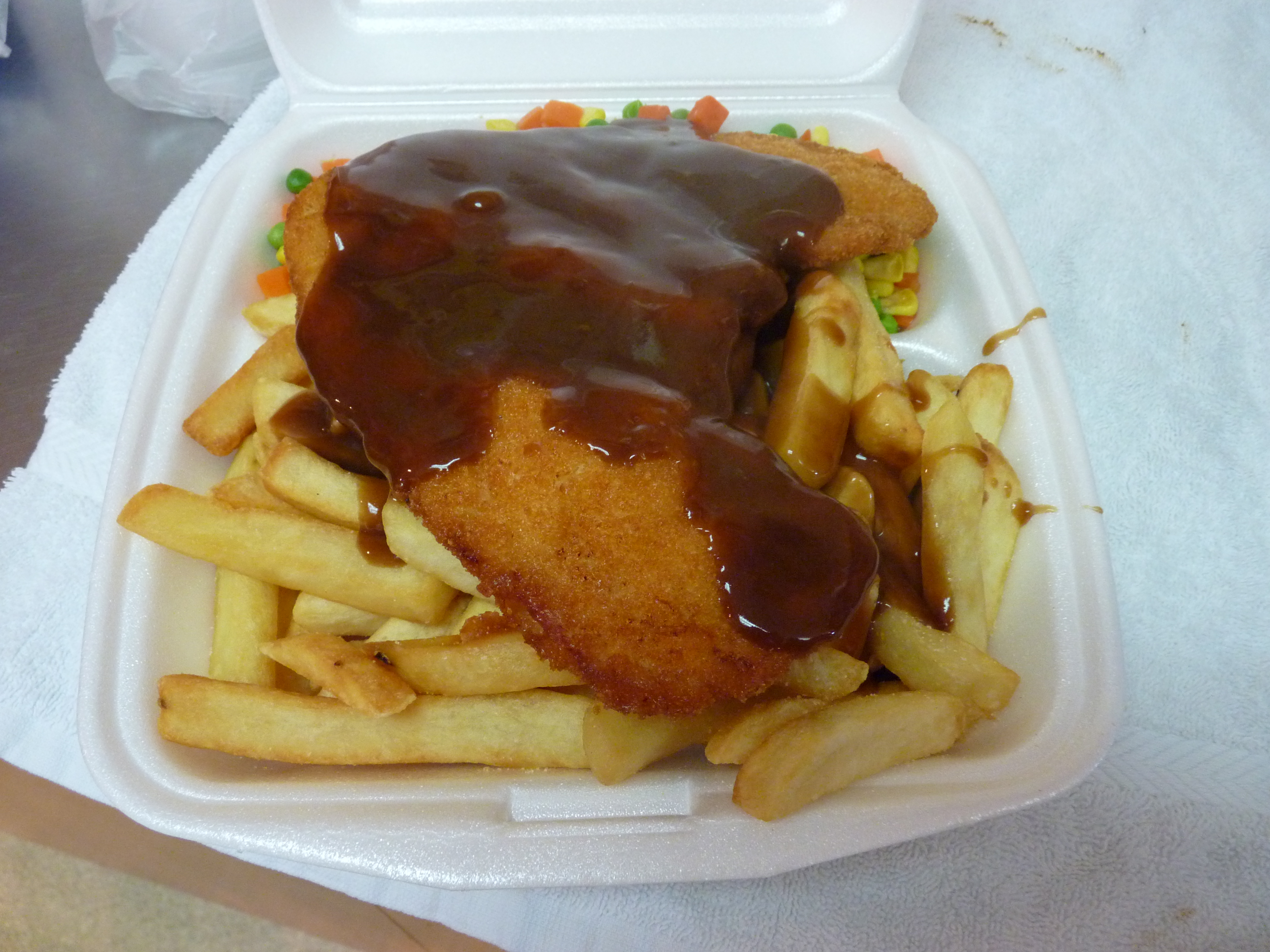 Arranged Food and Objects