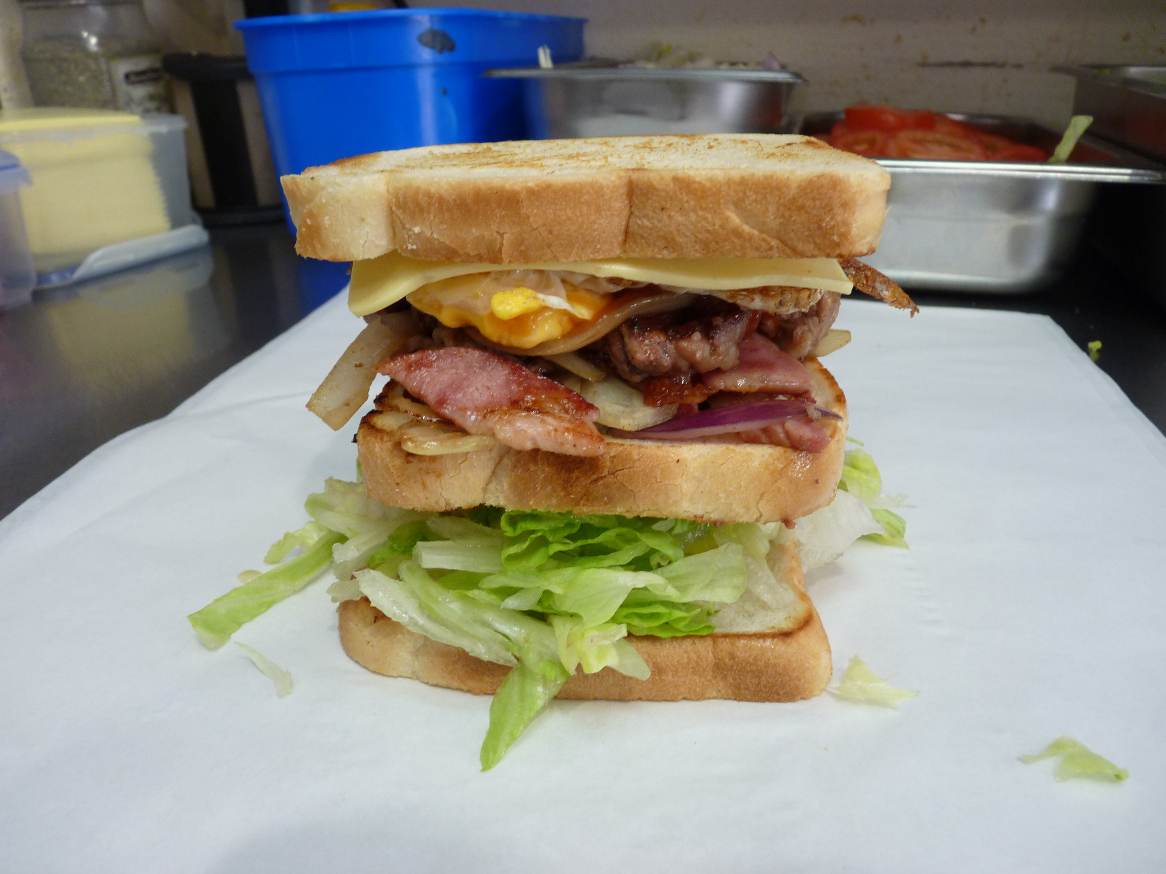 Arranged Food and Objects