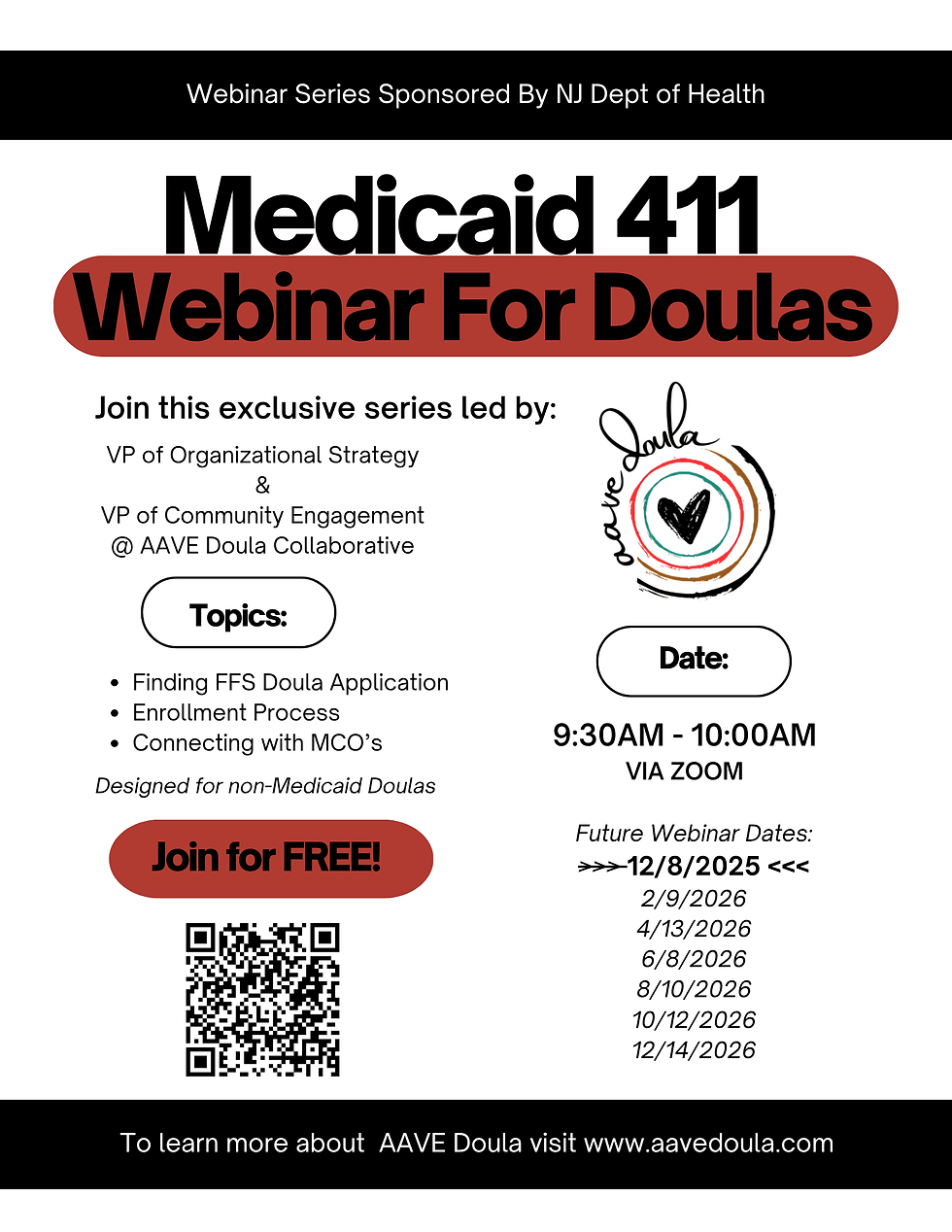 Medicaid 411 Webinar Flyer (QR) (2).png