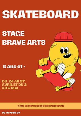 Stage Brave arts pringtemps affiche.png