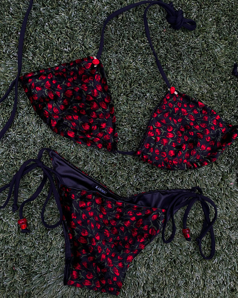 Thumbnail: SUMMER ROSE LOWRISE BIKINI SET 