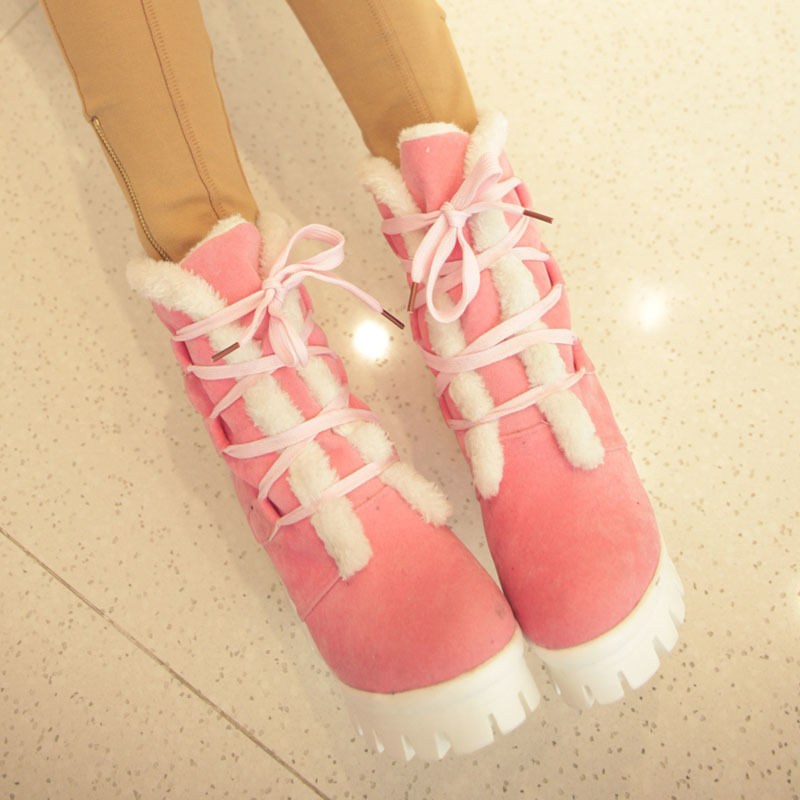 Waterproof Thick Fur Lined Women's Winter Boots