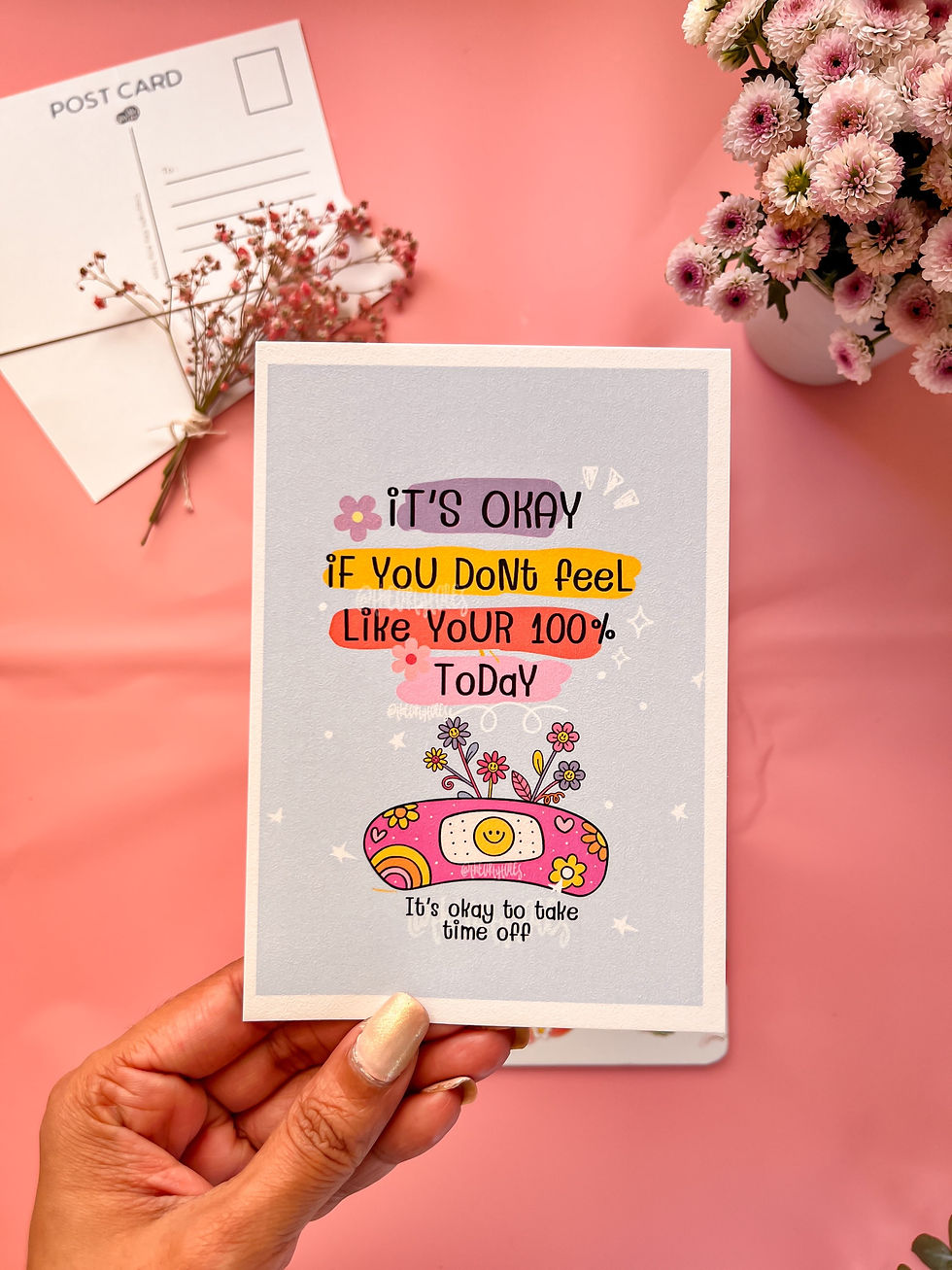 Thumbnail: It’s okay - Motivational Postcard 
