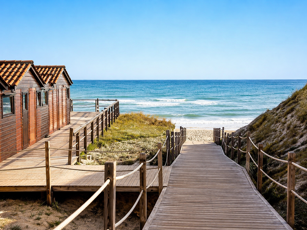praia do apartamento de férias ae flat falésia na praia da falésia