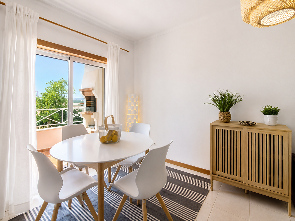sala do apartamento de férias ae flat falésia na praia da falésia