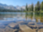 alpine glacial lakes in idaho