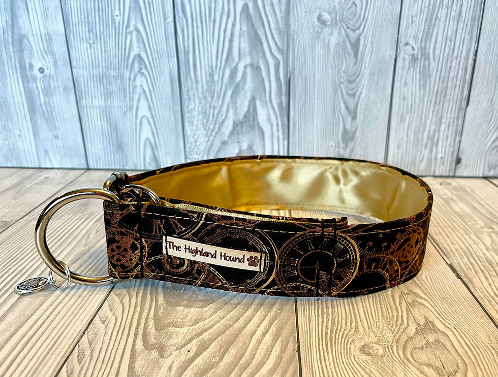 Thumbnail: Steampunk 1.5" Collar Fishtail Martingale