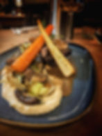 Delicious steak diner
